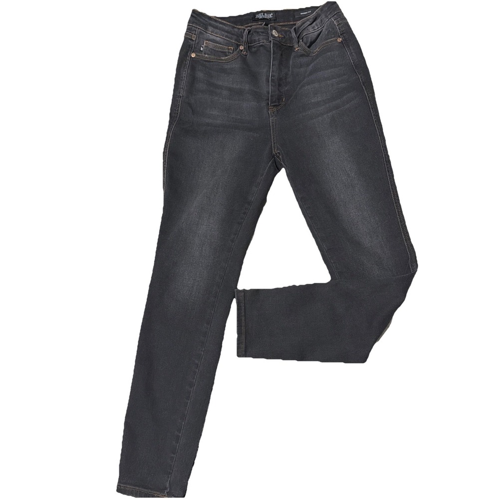 JUDY BLUE Skinny‎ Fit Jeans Black Women's Size 9/29 High Rise